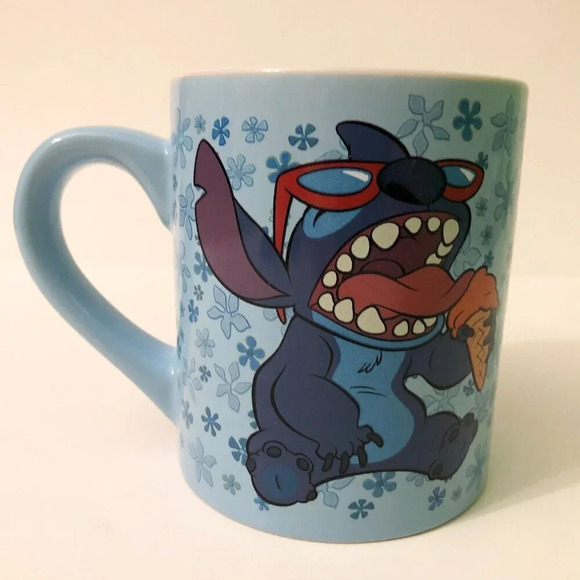 Disney Lilo and Stitch Mug Ice Cream Cone Ceramic 14  oz Coffee Cup Lilo - Picture 13 of 14